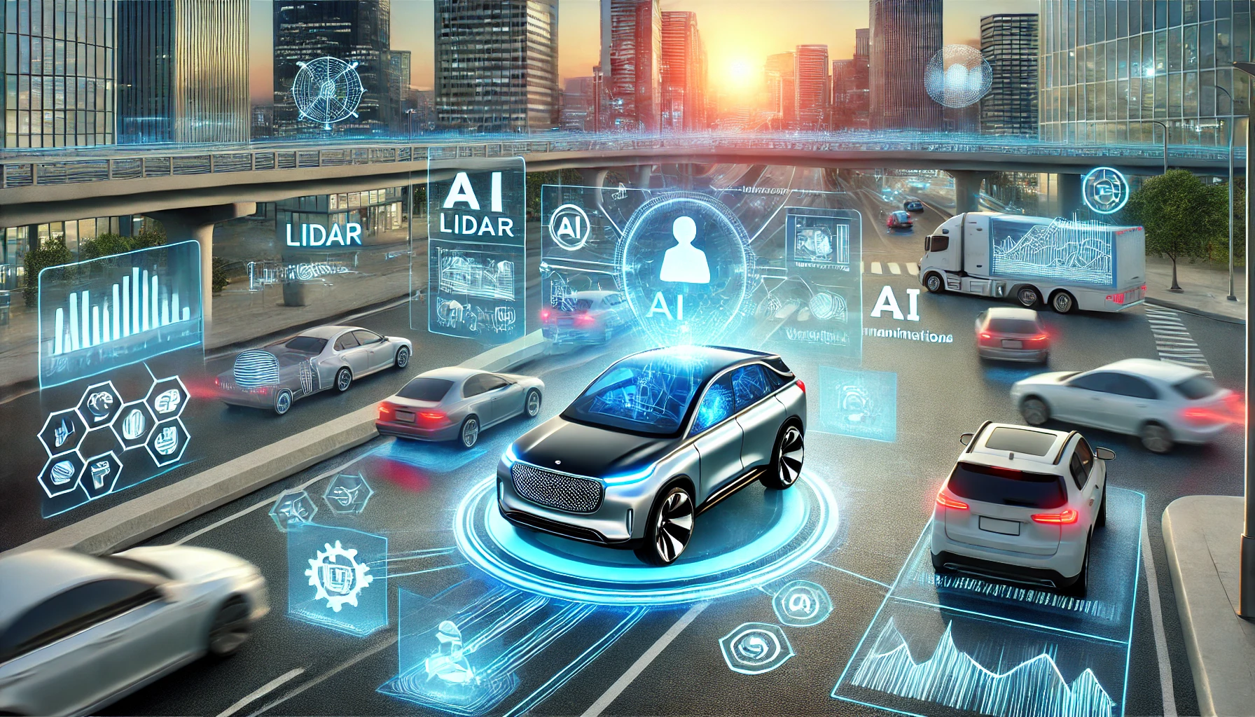generate image for AI-Powered Autonomous Vehicles: Trends, Challenges, and Innovations