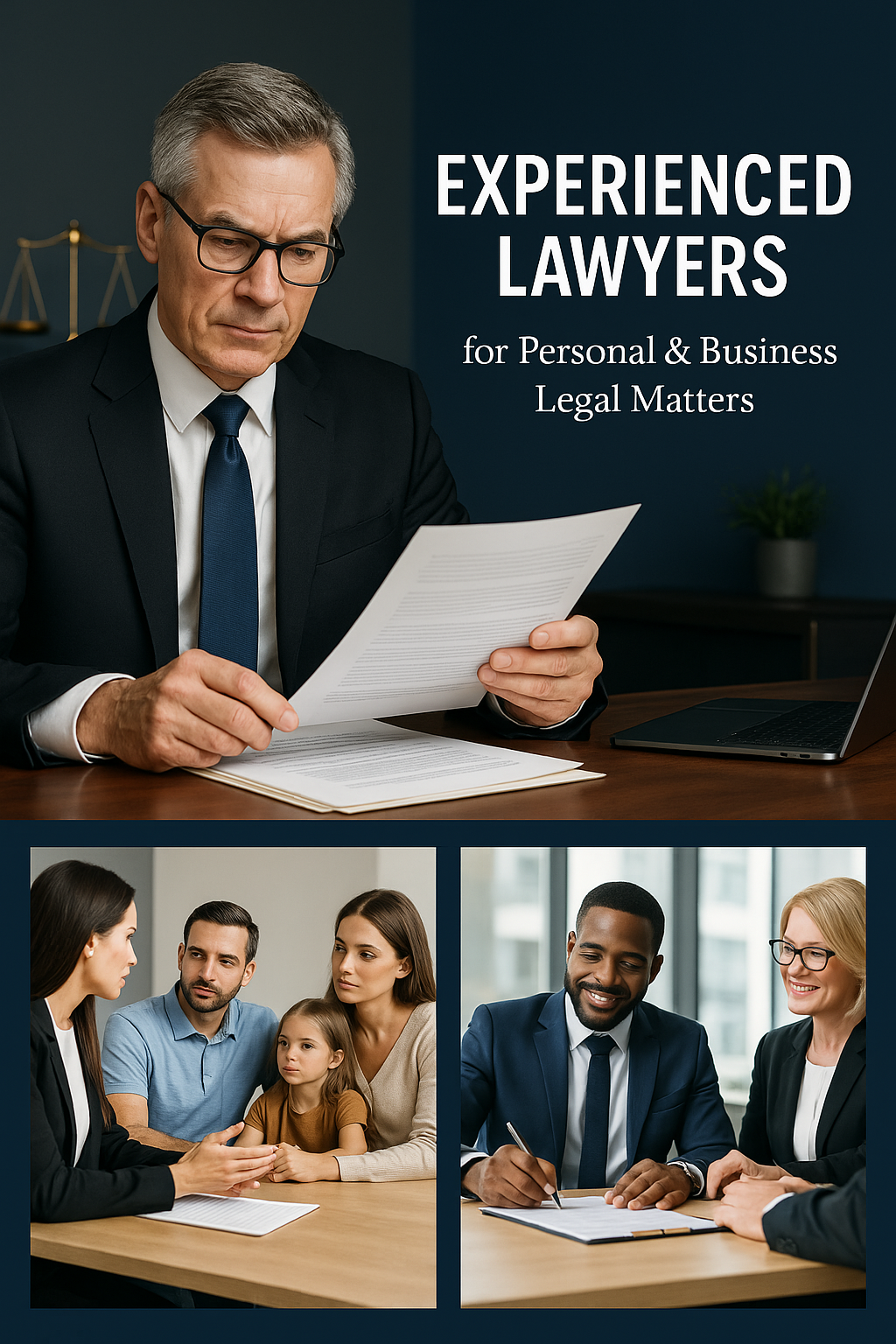 Experienced lawyers for personal & business legal matters