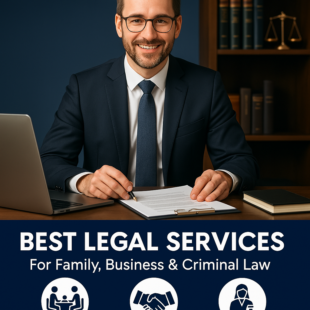 Best Legal Services for Family, Business & Criminal Law