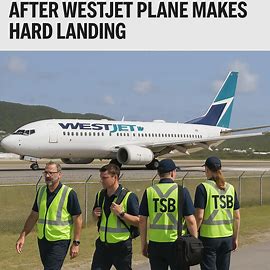 TSB Sends Investigators to St. Maarten After WestJet Plane Makes 'Hard Landing'