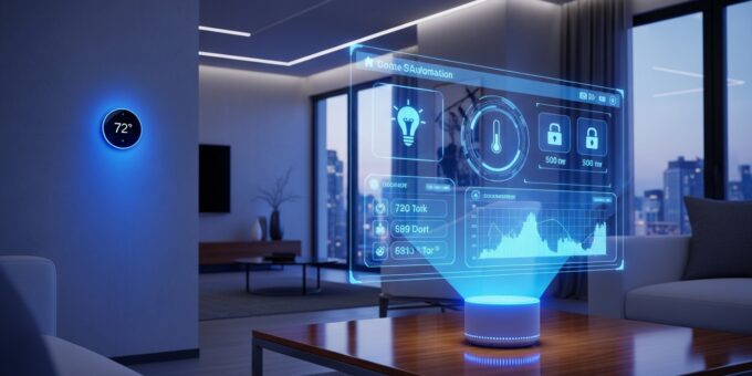 smart home with AI devices